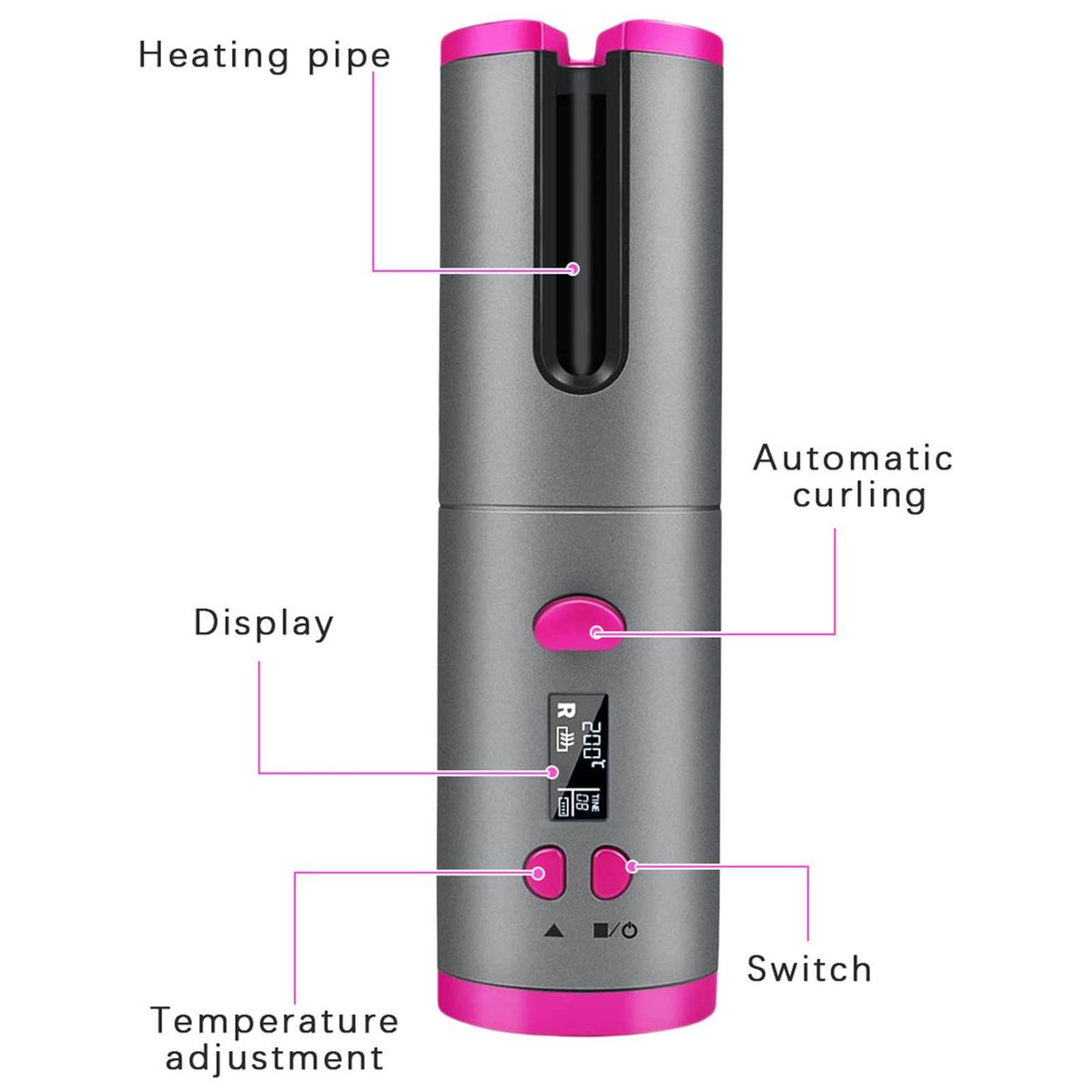 New cross-border curling iron automatic curling artifact wireless portable usb charging lazy curling iron curling iron