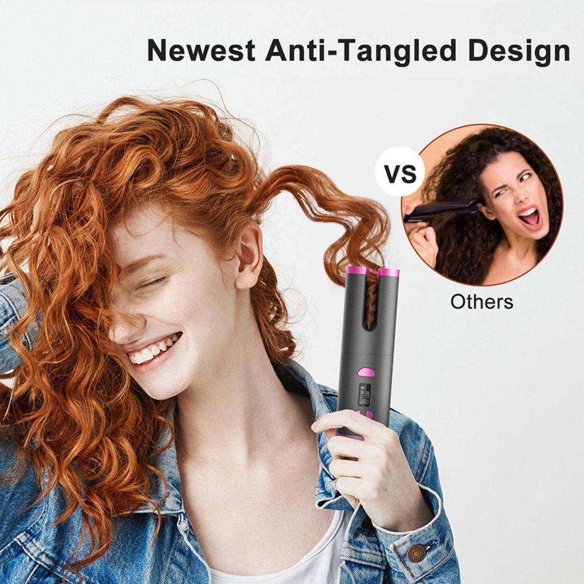 New cross-border curling iron automatic curling artifact wireless portable usb charging lazy curling iron curling iron