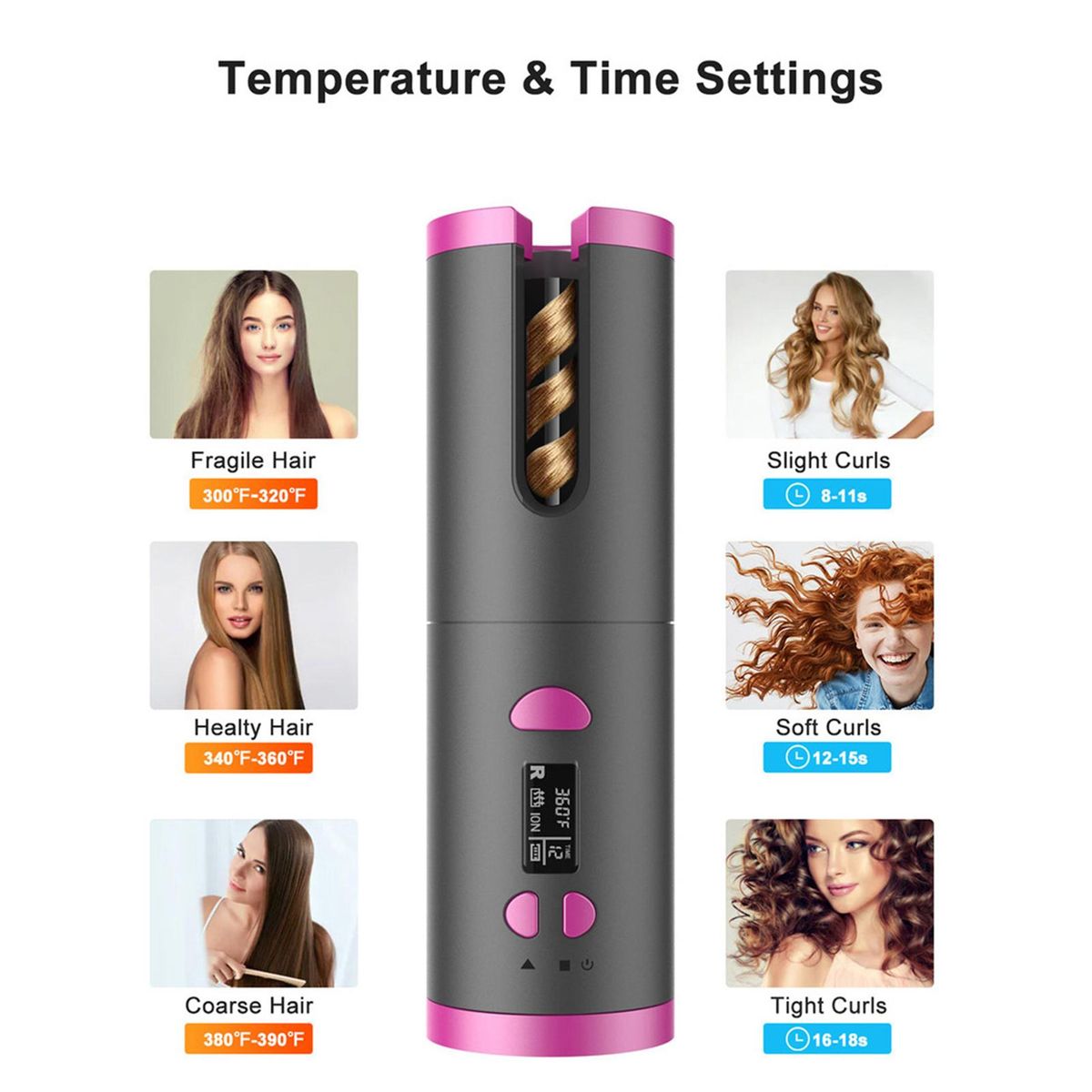 New cross-border curling iron automatic curling artifact wireless portable usb charging lazy curling iron curling iron
