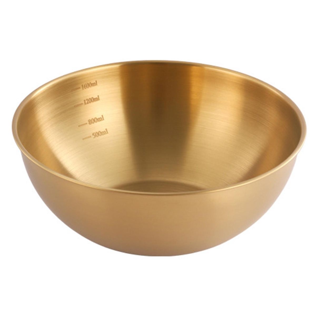 Soup Basin Multifunctional Stainless Steel Salad Bowl Bpa-free Golden