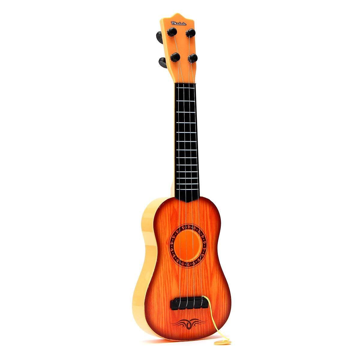 Educational Children Guitar Ukulele Musical Instrument Kids Christmas Gift Toy 43cm Yellow