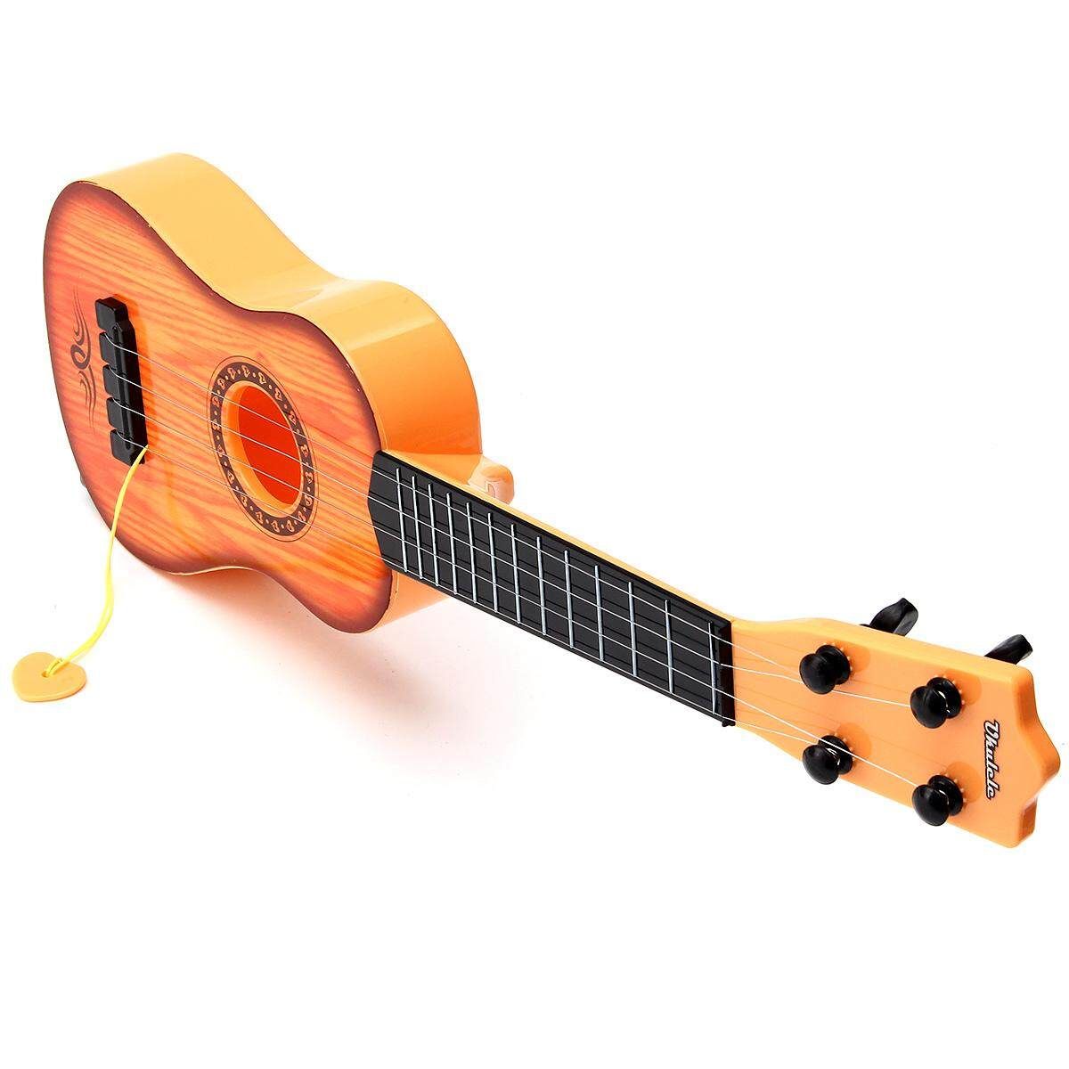 Educational Children Guitar Ukulele Musical Instrument Kids Christmas Gift Toy 43cm Yellow