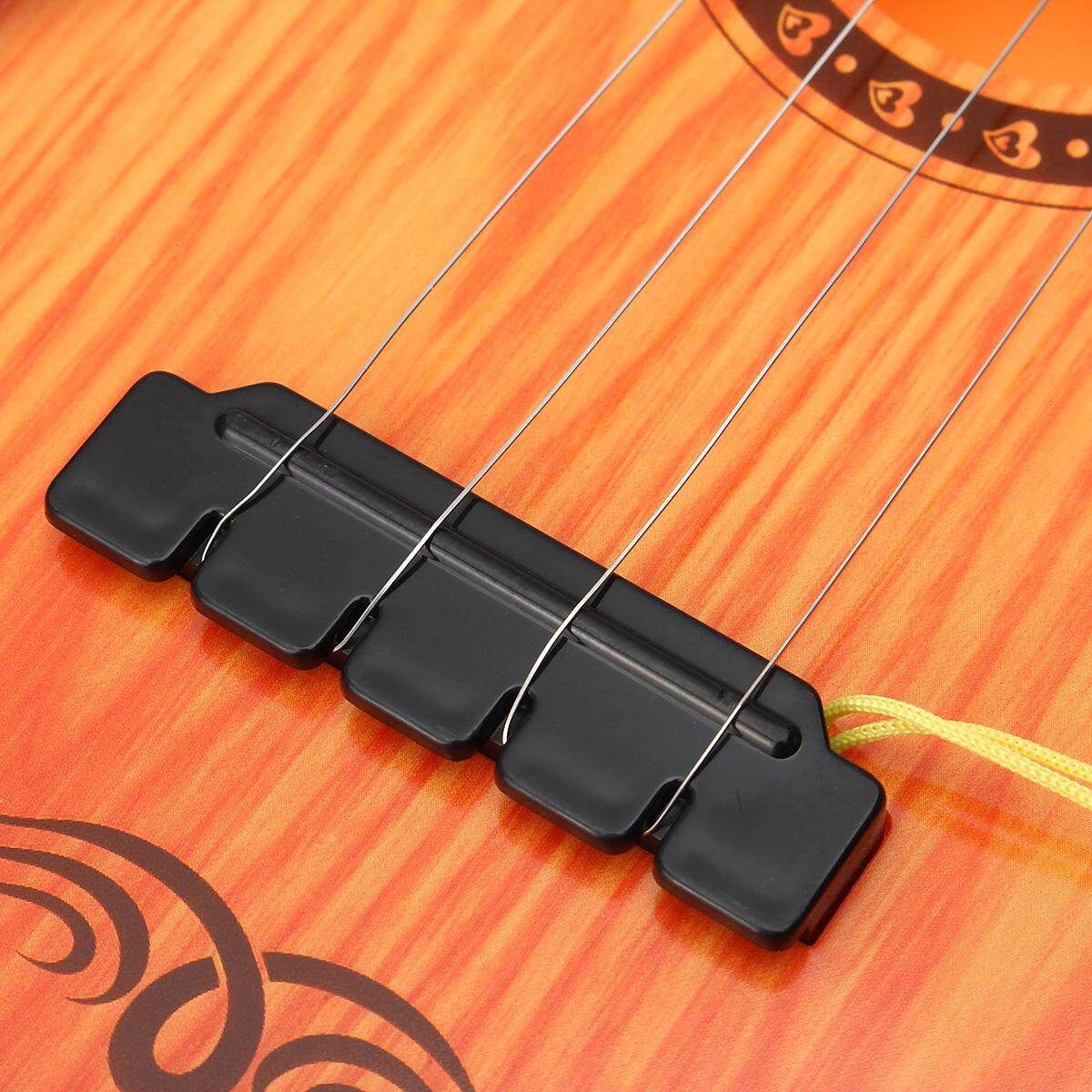 Educational Children Guitar Ukulele Musical Instrument Kids Christmas Gift Toy 43cm Yellow