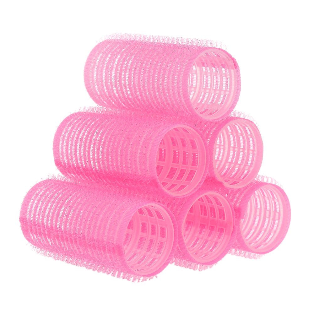 10pcs Large Self Grip Hair Rollers Pro Salon Hairdressing