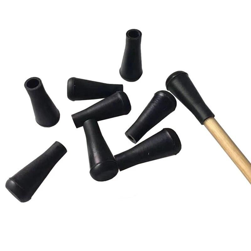 10pcs/Pack Black Archery Safety Safety Arrow Soft Rubber Arrow Head Pier Head 6mm Throwing Pot Throwing Arrow children's Toys