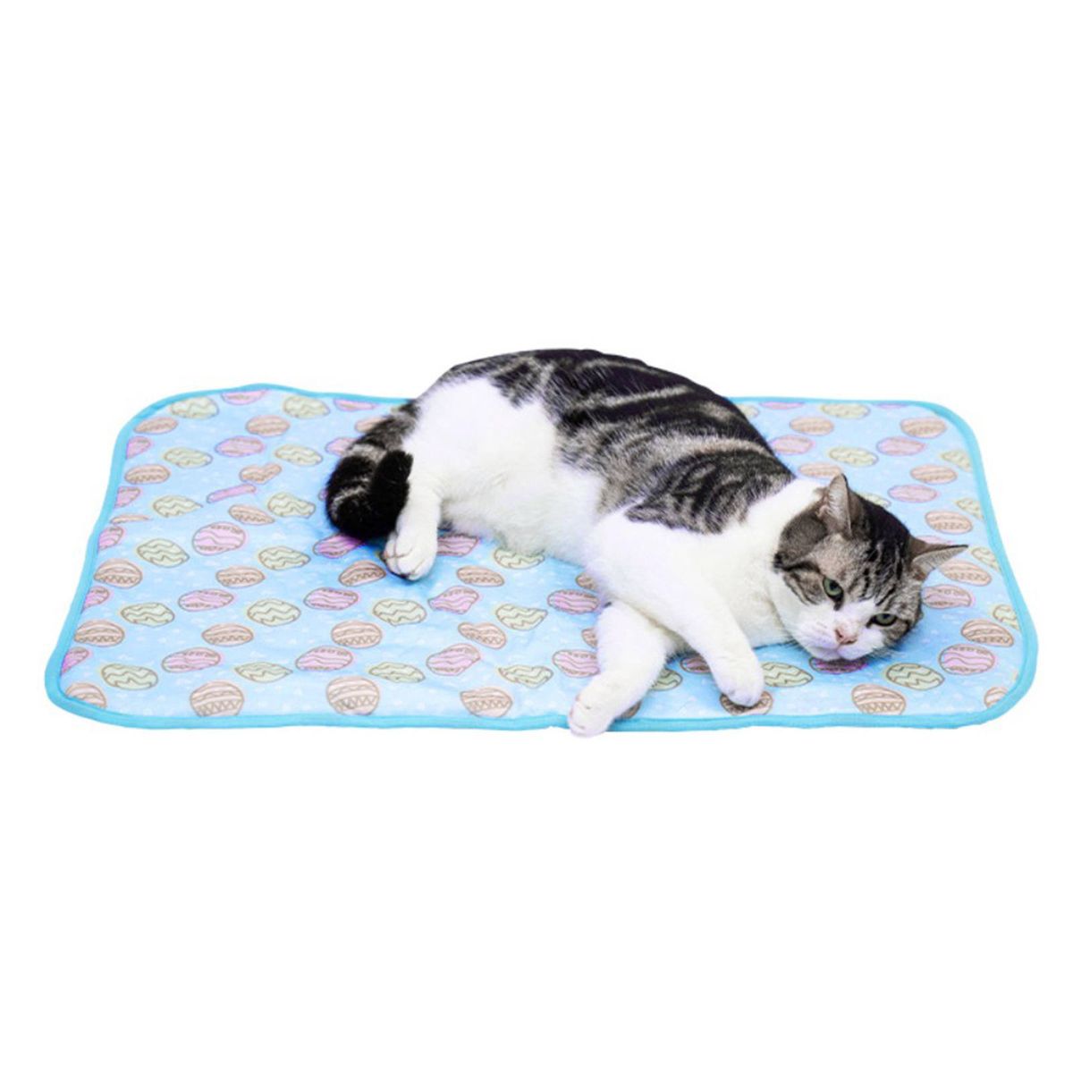 Summer Waterproof Cooling Ice Pet Dog Mats For Dogs Cats Blue 70x100cm