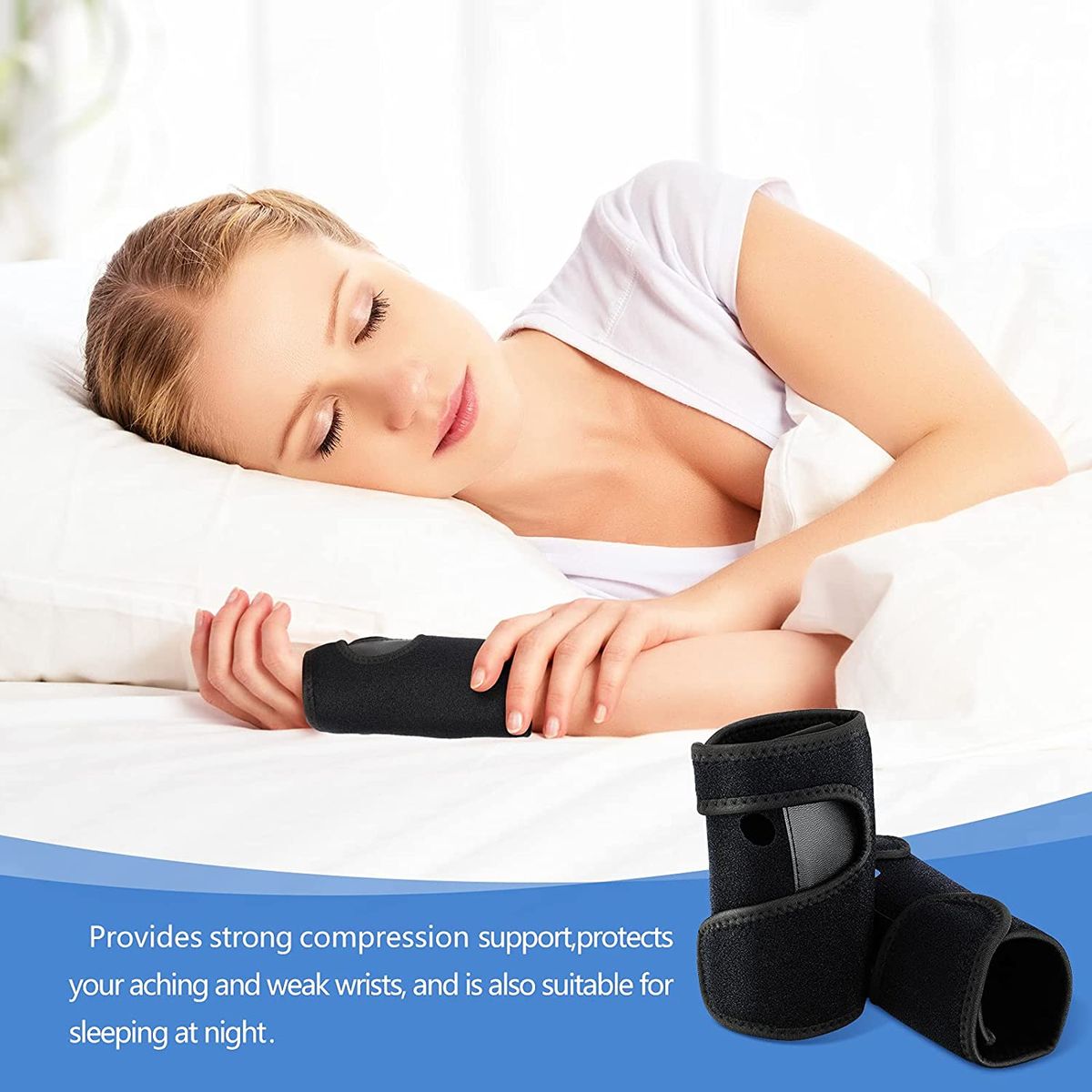 Wrist Brace Carpal Tunnel Support With Metal Splint
