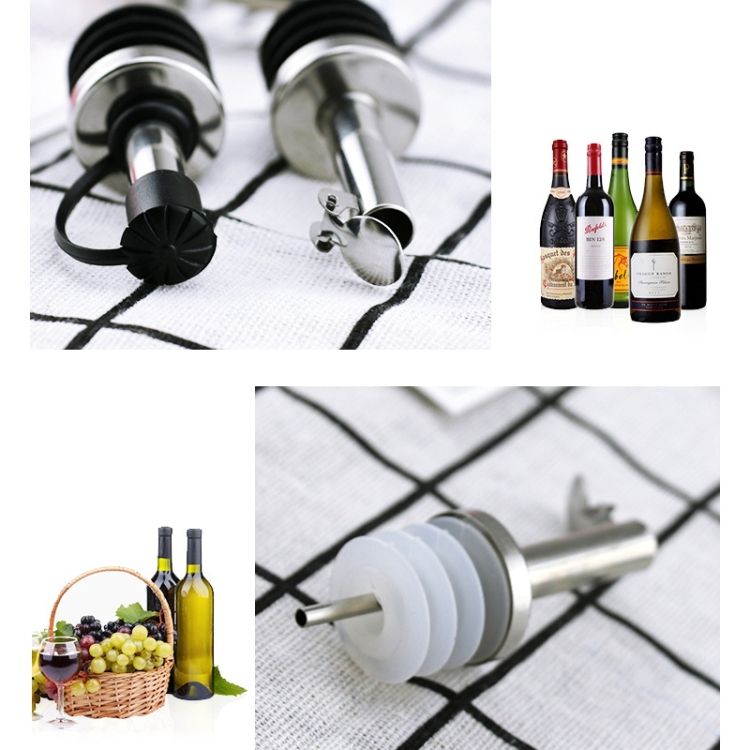 5 PCS Glass Bottle Stopper White Hat Straight Mouth