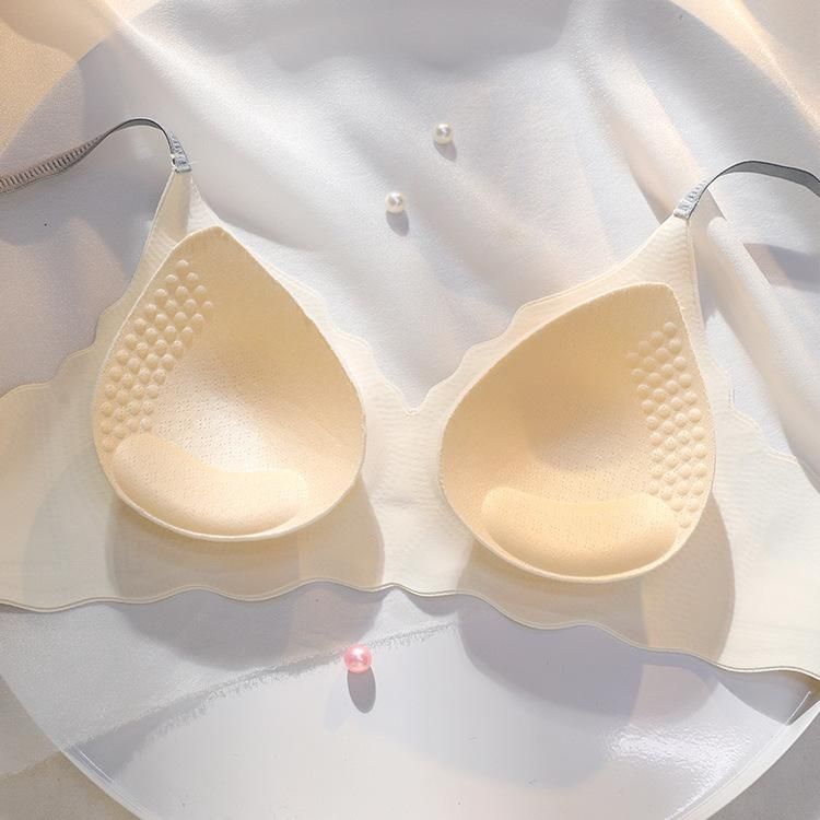 Summer thin seamless underwear gathered bra, wrapped chest, back, anti-sagging, women's small chest