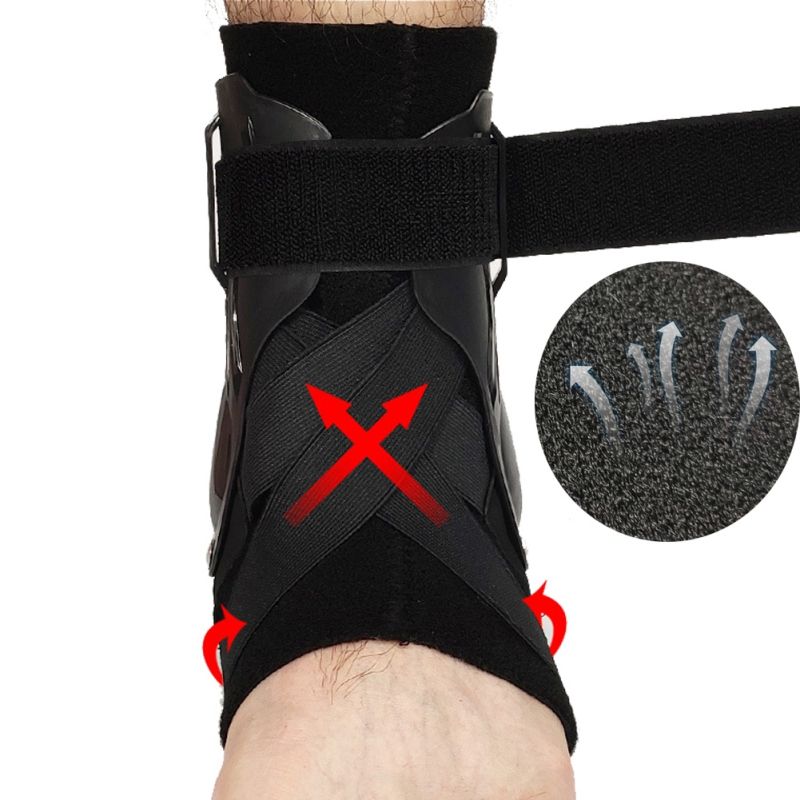 1pcs S/m/l Ankle Support Brace Elastic Compression Sleeve