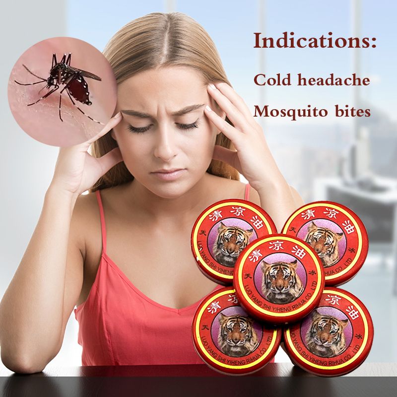 Treat Out Refresh Smell Summer 10pcs/lot Headache God Chinese Cooling Drive Eliminate Balm Medicine Brain Oil Tiger Bad Mosquito