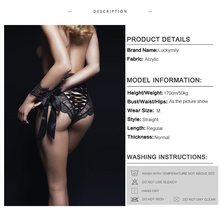4pcs Per Lot Sexy Panties Women High Waist Lace Thongs G Strings Underwear Hollow Out Lingerie