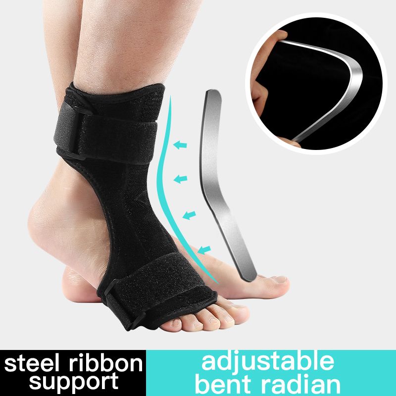 Ankle Foot Drop Orthosis Adjustable Aluminum Strip Fixed
