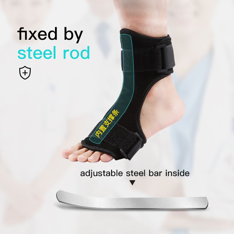 Ankle Foot Drop Orthosis Adjustable Aluminum Strip Fixed
