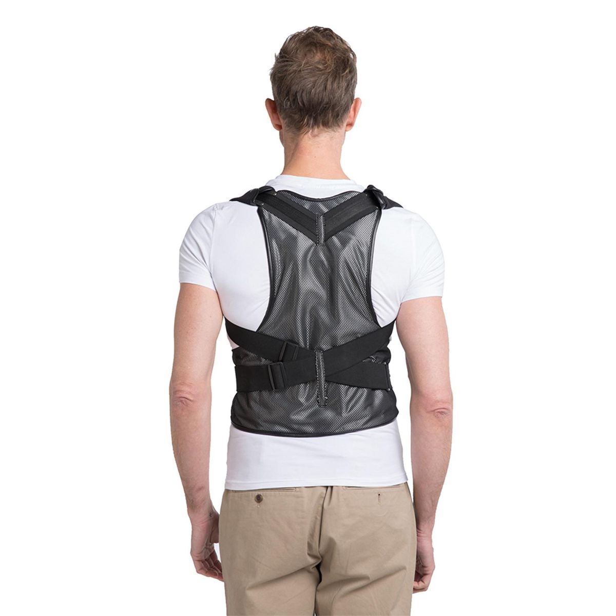 LEAMAI Inflatable Posture Corrector Back Belt Support Back Brace Relief from The Pressure on The Upper Back and Shoulders for Men and Women