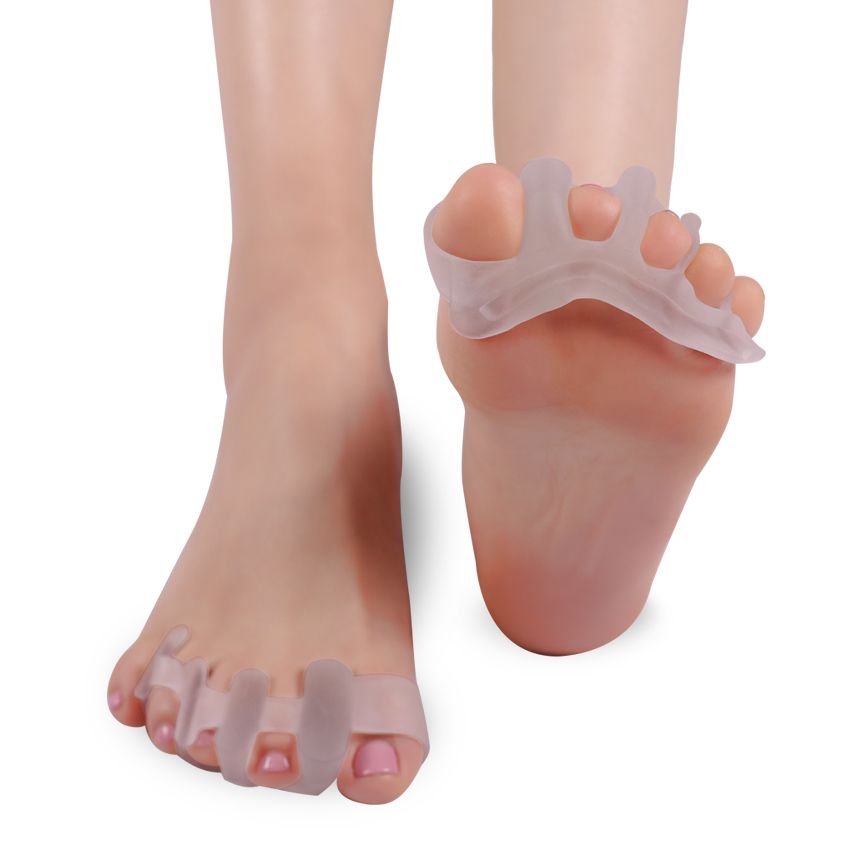 1 Pair Toe Separator Braces Toe Five Fingers Fixer Big Foot