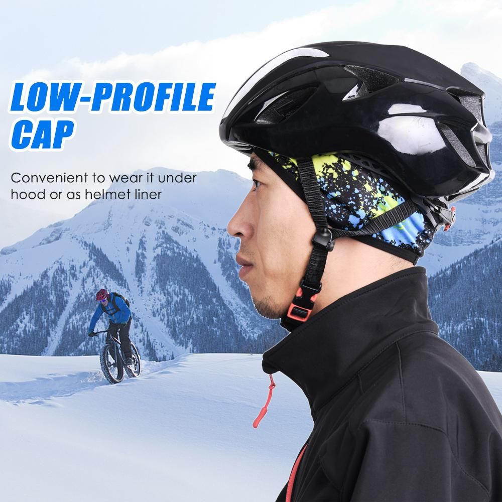 Winter Outdoor Fleece Beanie Warm Cap Windproof Thermal Cap for Hiking Riding Climbing