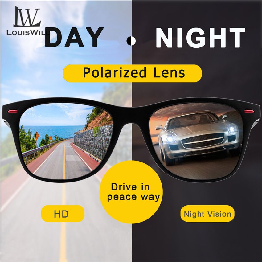 LouisWill Sunglasses Polarized UV400 Sunglasses +Glasses Box