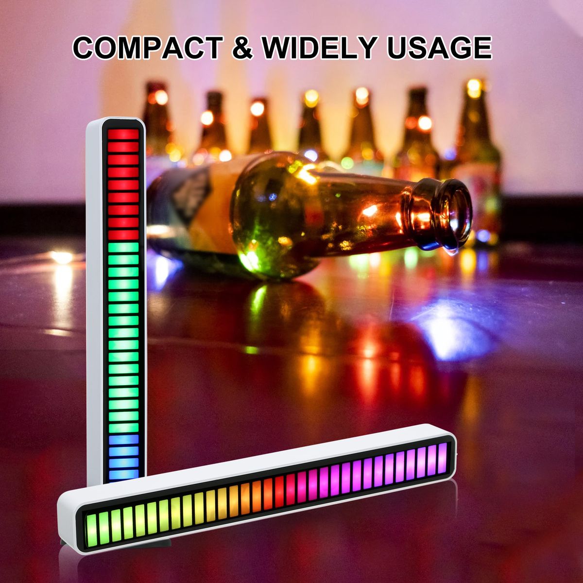 Pickup Rhythm Light 32-Bit Music Level Indicator USB RGB