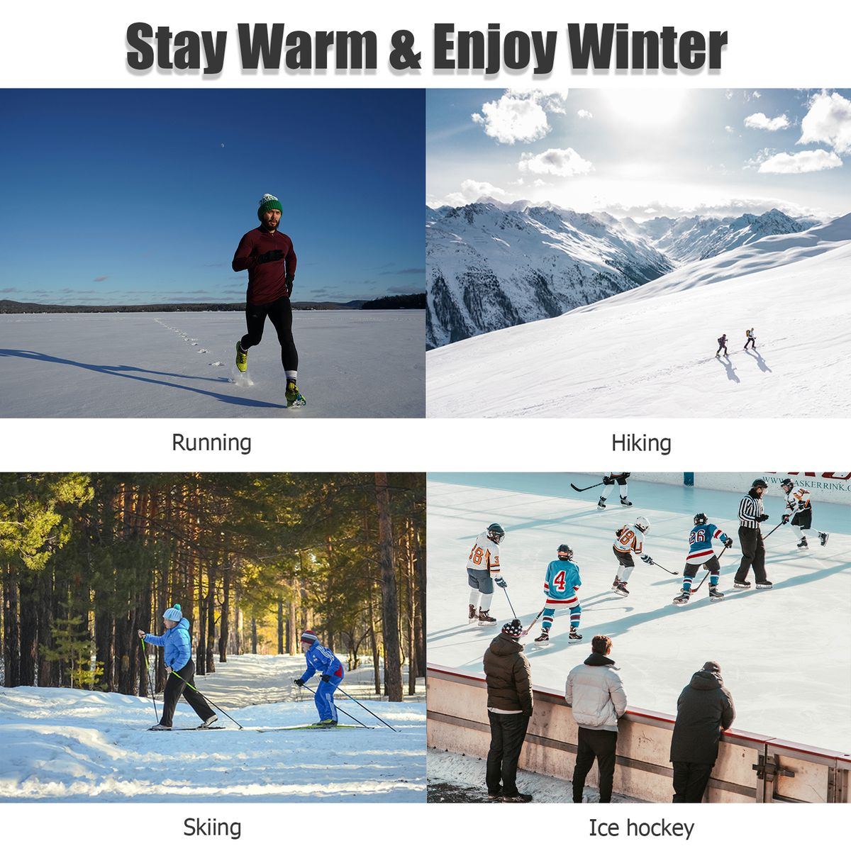 2PCS Men Winter Thermal Underwear Fleece Lining Thick Warm V