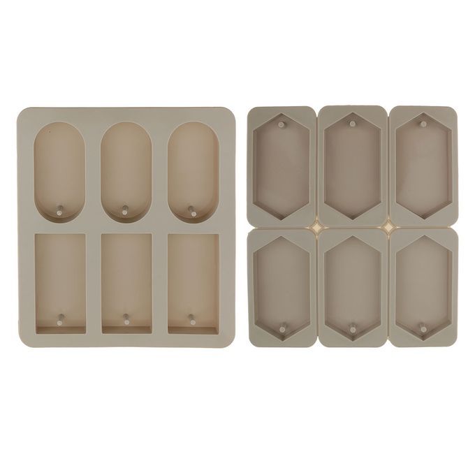 2pcs Silicone Dried Flower Candle Making Mould For Resin