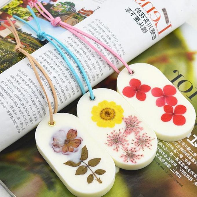 2pcs Silicone Dried Flower Candle Making Mould For Resin