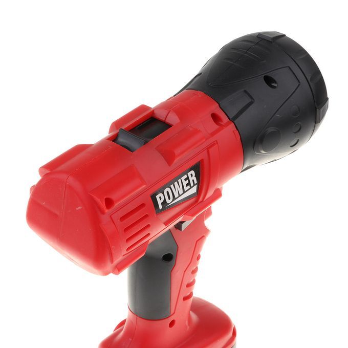 KIDS POWER TOOL ELECTRIC FLASHLIGHT BATTERY OPERATED TOY For TOODLER