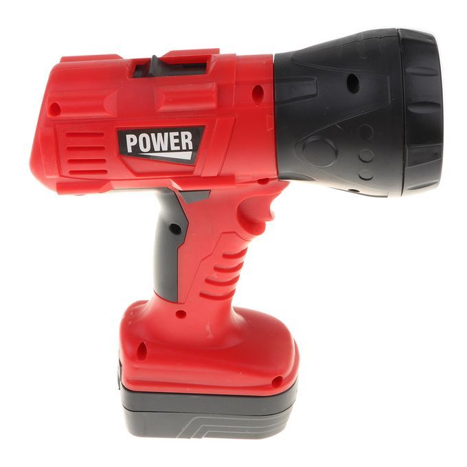 KIDS POWER TOOL ELECTRIC FLASHLIGHT BATTERY OPERATED TOY For TOODLER