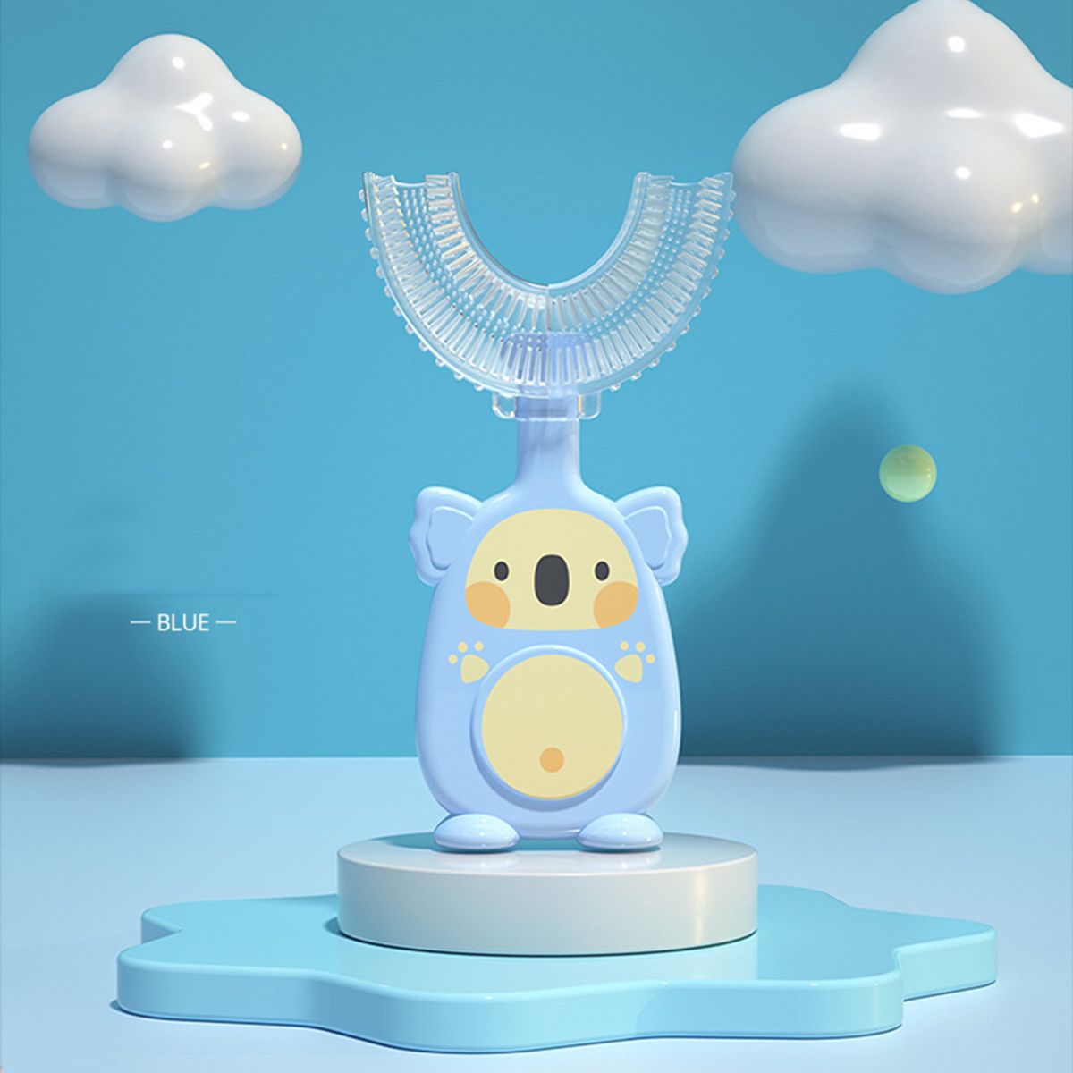 Manual Children's U-shaped Toothbrush Silicone Toothbrush