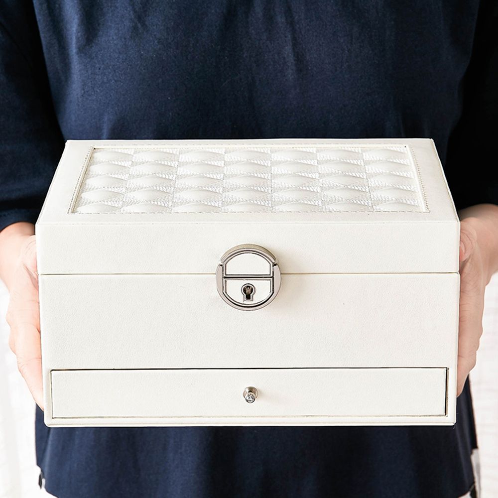 Multi-functional Jewelry Box PU Leather Jewelry Storage Case