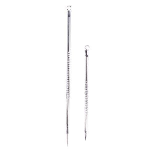 1Pair Cosmetic Makeup Tool Metal Pimple Blackhead Remover