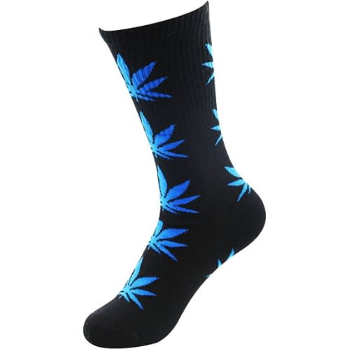 Weed Designed Men Socks - Multicolor - Set Of 6