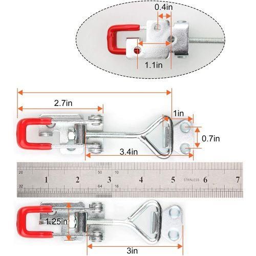 8Pcs Pull Latch Clamp,Adjustable Toggle Clamps