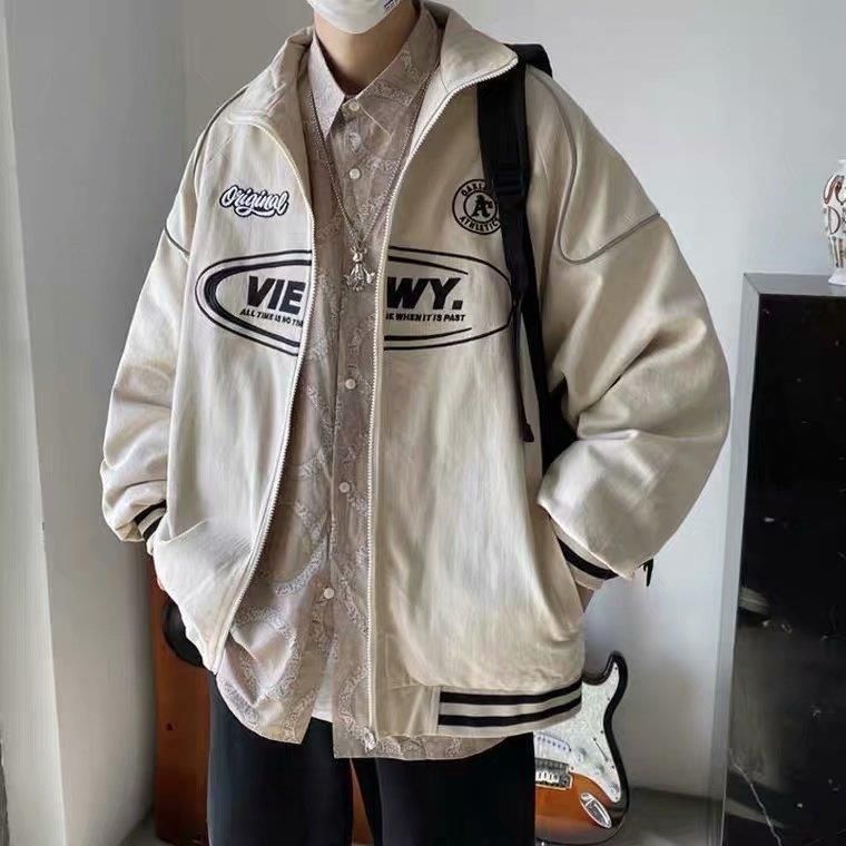 2022 Spring and Autumn New Jacket Coat Versatile, Handsome, Pop Street American Street Hip Hop