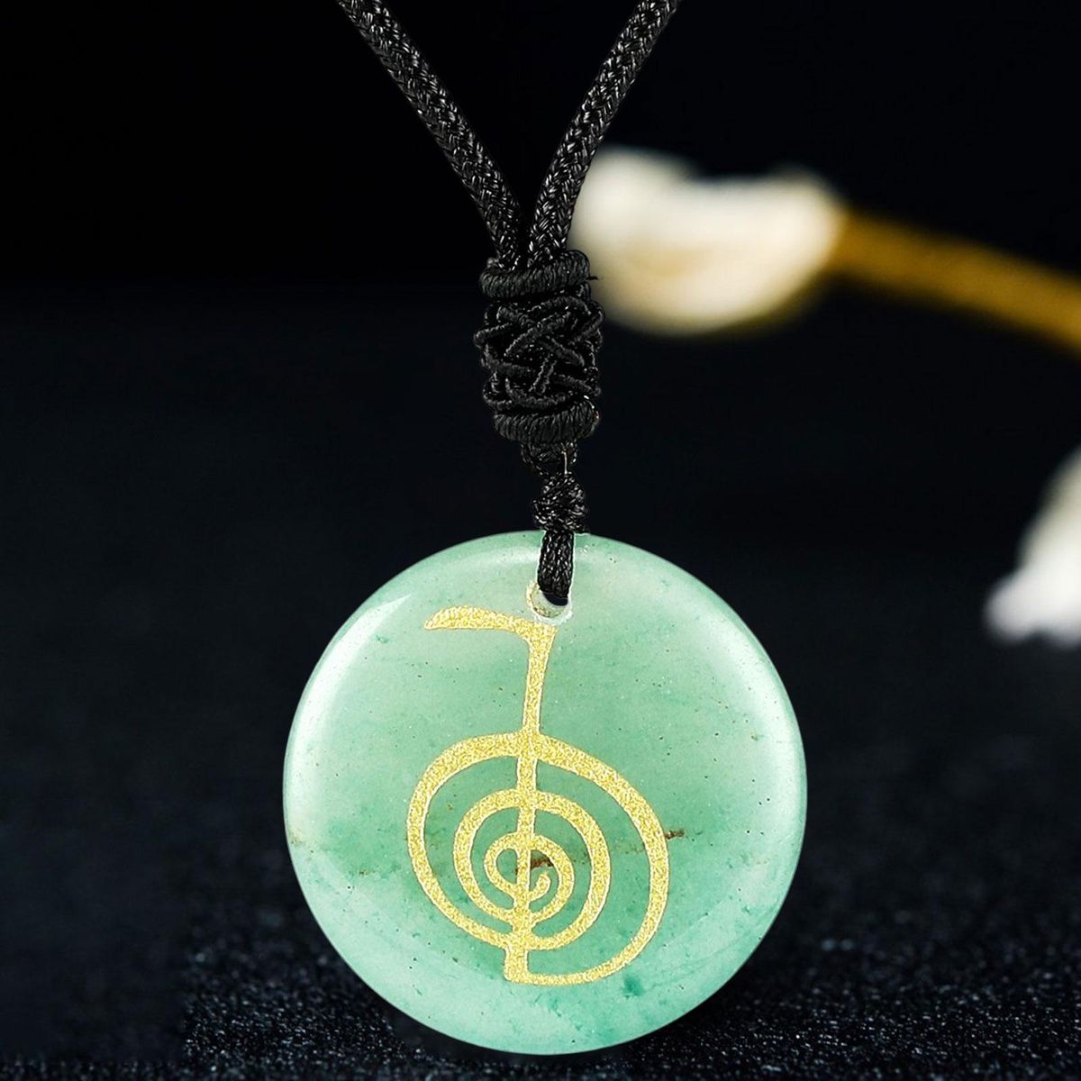 Cho  Pendant Unique Gift Exquisite Necklace Green