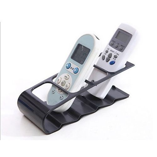 Storage Stand For Remote Control And Phone 4 Slot - Black