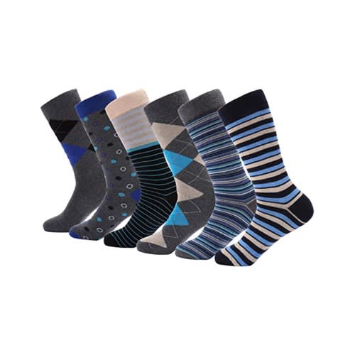 New Marino Spring Zest Men Socks - Set Of 6 - Pack 326