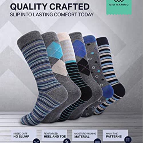 New Marino Spring Zest Men Socks - Set Of 6 - Pack 326