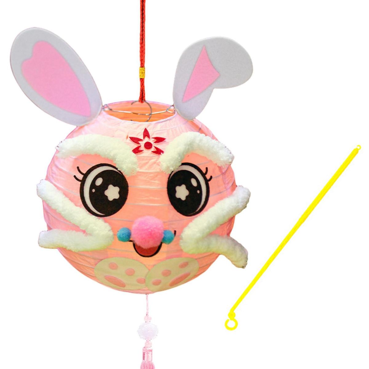Spring Festival Lantern Rabbit Lantern Pendant Spring Festival New Year Pink