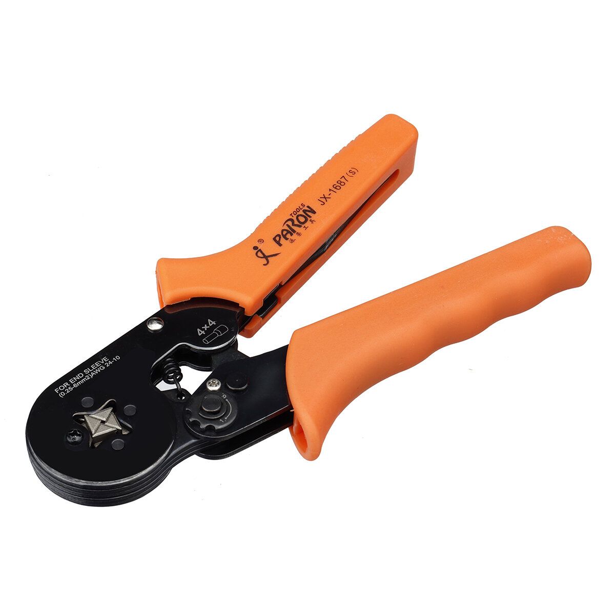 PARON  JX-1687 6-4 Tube-type Terminal Crimping Plier Ratchet