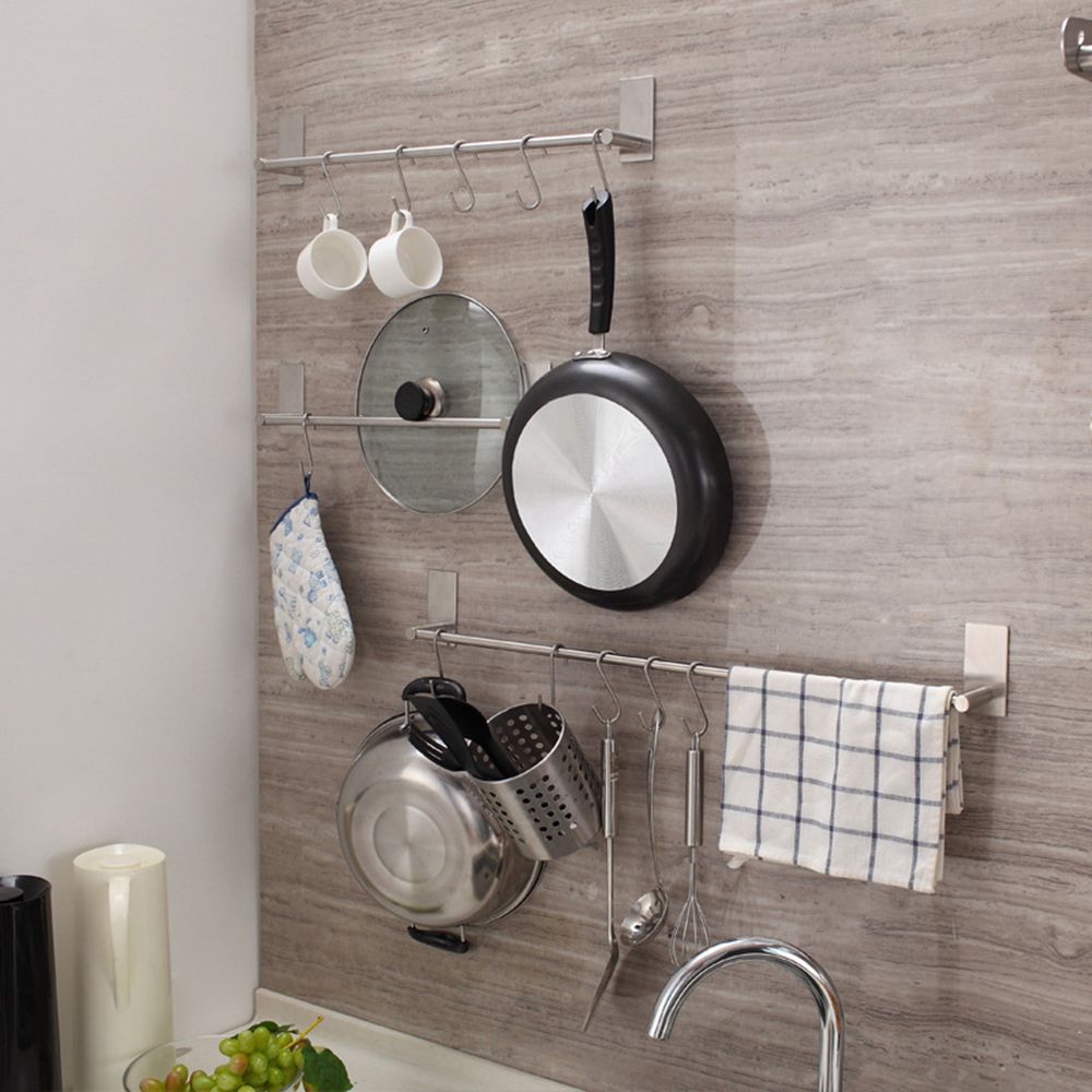 Towel Rack Towel Shelf Stainless Steel Towel Bar Hanger