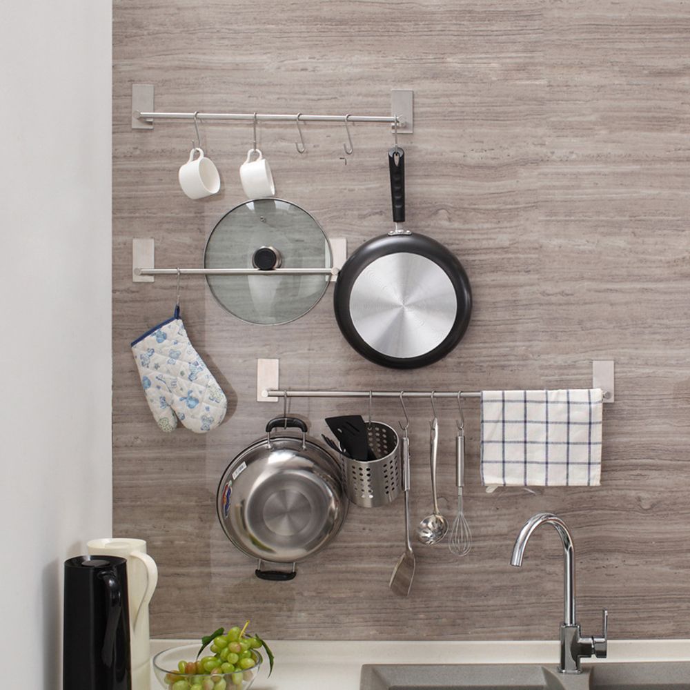 Towel Rack Towel Shelf Stainless Steel Towel Bar Hanger