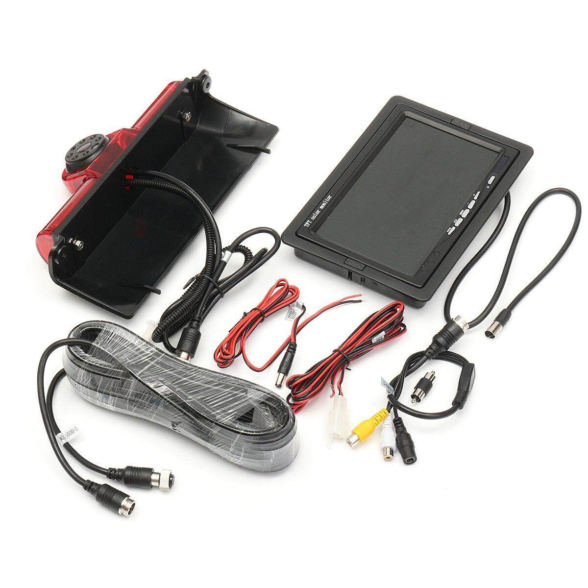 LED Brake Light Rear View Parking Camera For GM Express Chevy Savana Cargo Van
