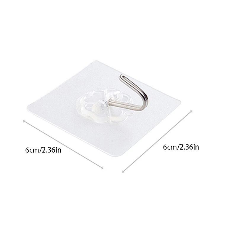 12pcs Hook Hanger For Tile Wall Bathroom