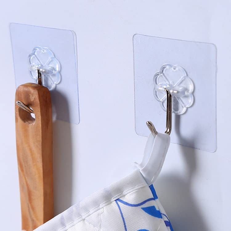 12pcs Hook Hanger For Tile Wall Bathroom