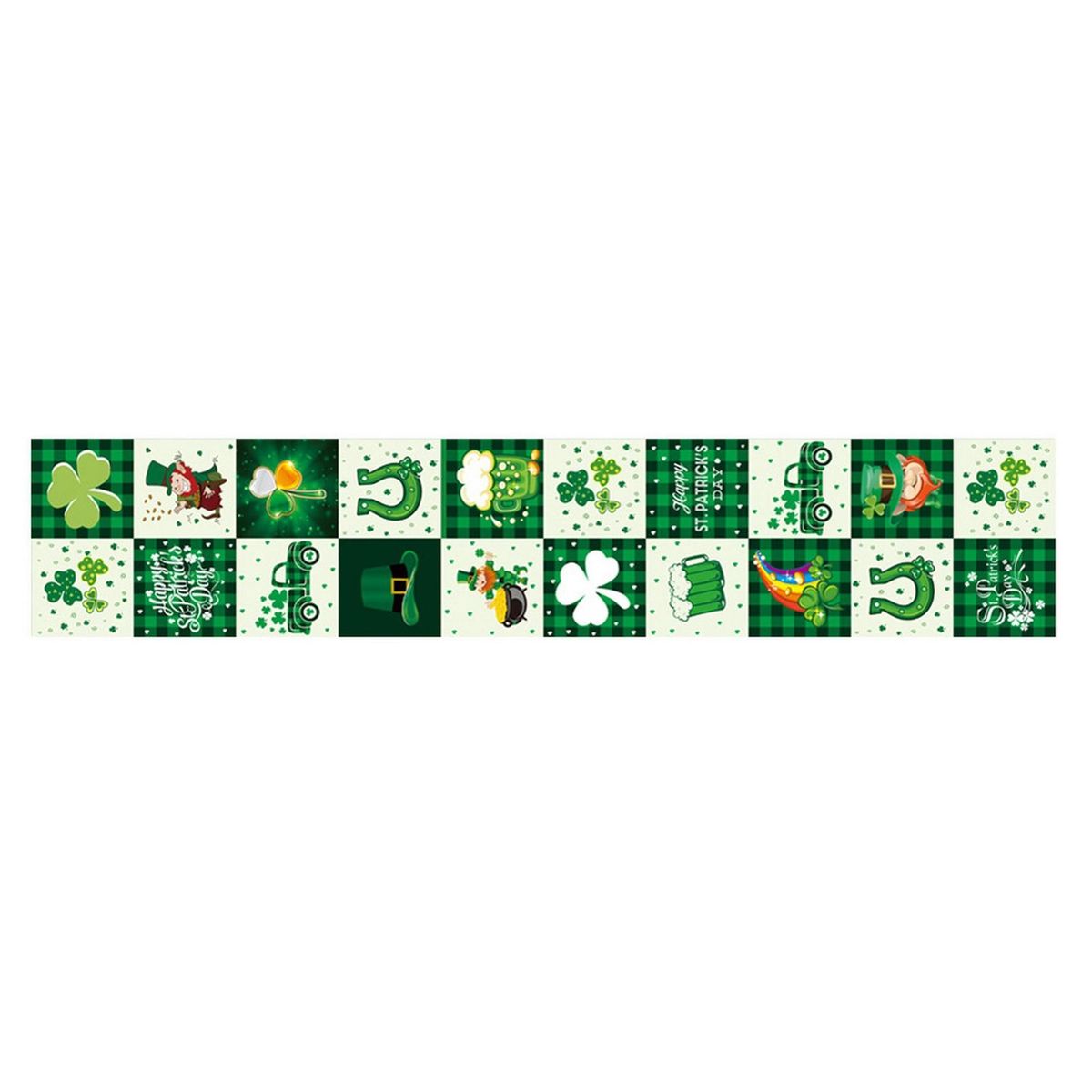 Table Cloth Saint Patricks Day Party Table Runner Tea Table Cloth B