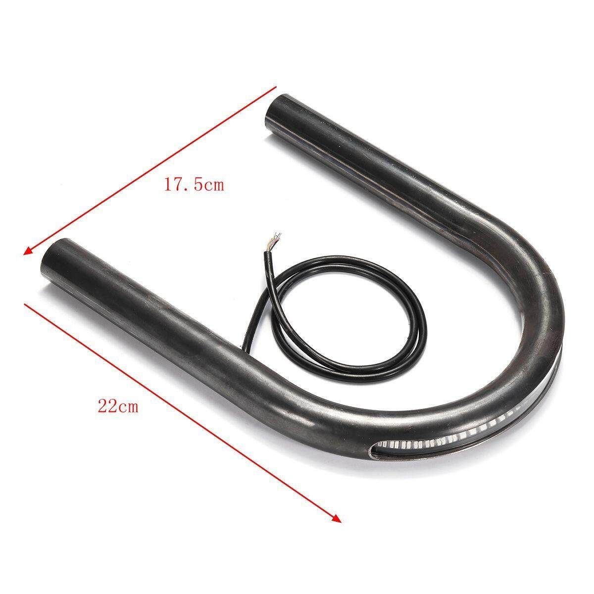 175mm Racer Frame Hoop Tracker End Flat Seat Loop Large With Turn Brake Light