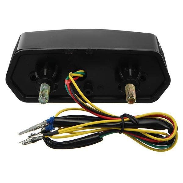 12V Motorcyle Brake Light LED Turn Signal Lamp Red Orange