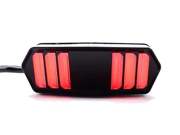12V Motorcyle Brake Light LED Turn Signal Lamp Red Orange