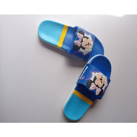 Minnie Character Slippers For Kids - Blue
